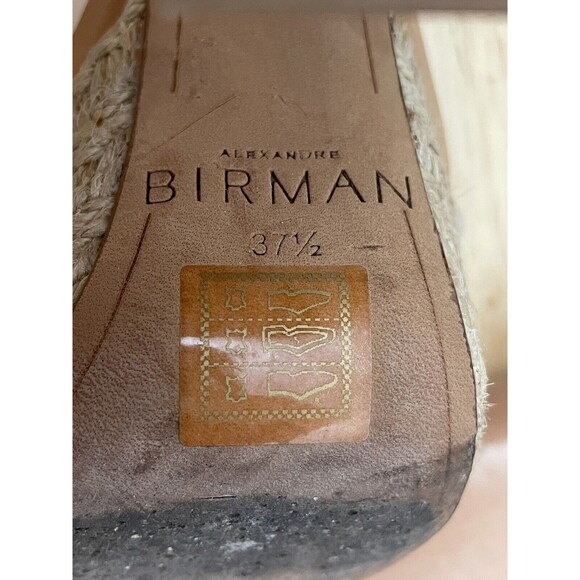 $795 Alexandre Birman Women's Alice Espadrille Platform Heels Shoes Sz 37.5/US 7 - Picture 11 of 12